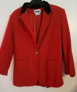 Red blazer